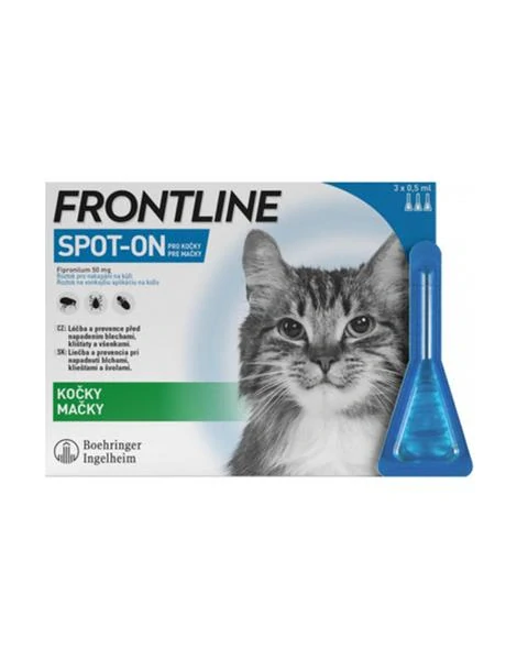 Frontline spot-on cat sol. 3 x 0,5 ml