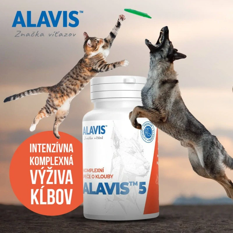 ALAVIS 5 pre psov a mačky 90 tbl.