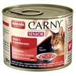 Animonda CARNY® cat Senior hovädzie a morčacie srdiečka 200 g konzerva