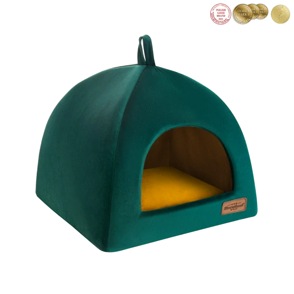 Kukaňa Recobed zamatová Zeleno/žltá