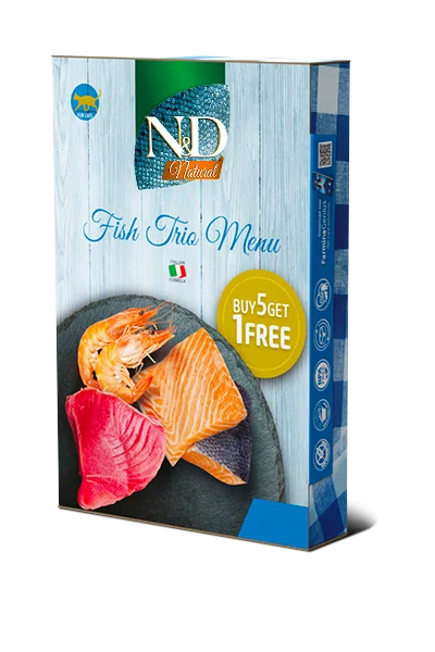 Farmina N&D cat NATURAL Fish Trio Menu 6 x 70 g