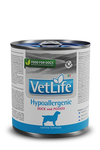 Farmina Vet Life dog Hypoallergenic Duck & Potato konzerva 300 g
