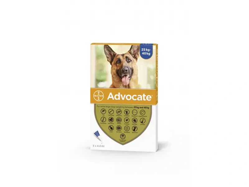 Advocate spot-on roztok - psy obrovské 3 x 4,0 ml