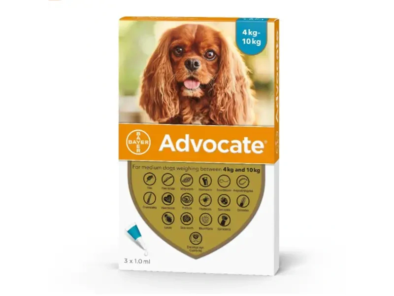 Advocate spot-on roztok - psy stredné 3 x 1 ml