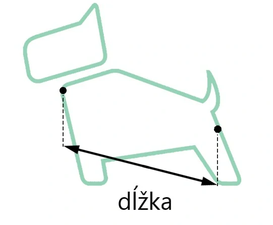 Košieľka pooperačná ochranná Recowear FIT č.3 - 33 cm