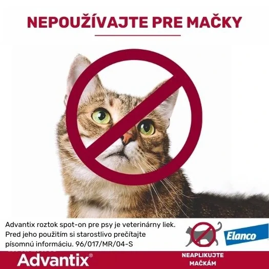 Advantix pes od 4 do 10 kg spot-on sol. 4 x 1,0 ml