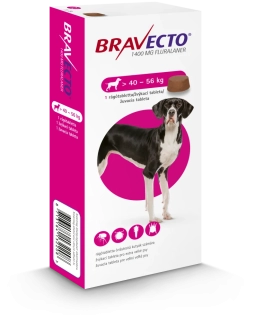 Bravecto XL Dog ( od 40 do 56 kg ) 1400 mg žuvacie tablety 1 tbl.