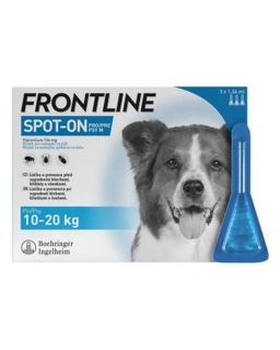 Frontline spot-on dog M sol. 3 x 1,34 ml