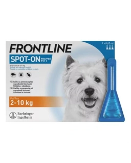 Frontline spot-on dog S sol. 3 x 0,67 ml