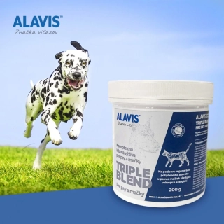 ALAVIS Triple Blend pre psy a mačky plv. 200 g