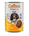 Calibra KONZERVA dog Adult Premium Kura & pečeň 1240 g
