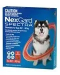 NexGard Spectra 150 mg/30 mg XL (30–60 kg) žuvacie tablety 3 x 1 tbl.