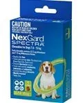 NexGard Spectra 38 mg/8 mg M (7,5–15 kg) žuvacie tablety 3 x 1 tbl.