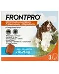 FRONTPRO M 68 mg žuvacie tablety pre psy >10–25 kg, 3 tbl.