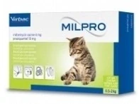 Milpro 4mg/10mg pre malé mačky a mačiatka, 2 x 2 tablety