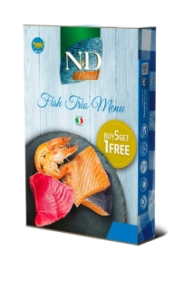Farmina N&D cat NATURAL Fish Trio Menu 6 x 70 g