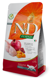 Farmina N&D cat PUMPKIN (GF) adult, quail & pomegranate 1,5 kg