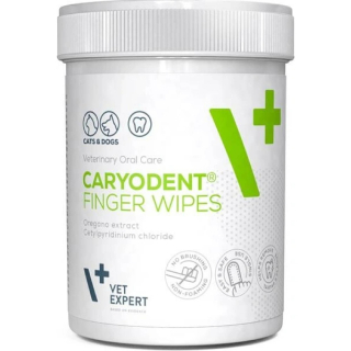 VetExpert Caryodent finger wipes 50ks